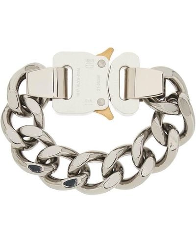 1017 ALYX 9SM Bracciale A Catena Con Fibbia - Metallizzato