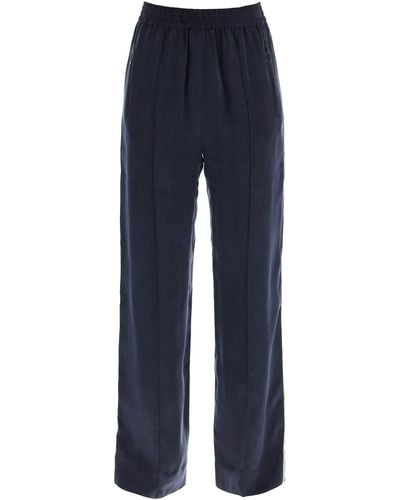 See By Chloé Piped Satin Trousers - Blue