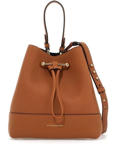 Strathberry Osette Bucket Bag - Brown