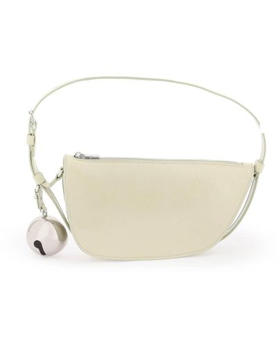 Burberry Mini Shield Shoulder Bag - White