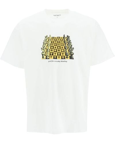 Carhartt Chessboard T-shirt - White