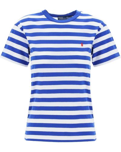 Polo Ralph Lauren Striped Crewneck T-Shirt - Blue
