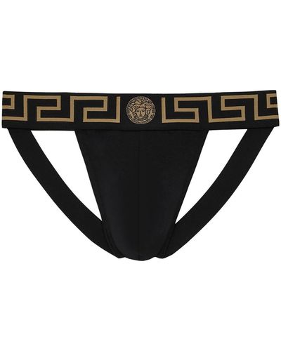 Versace Greca Jockstrap - Black