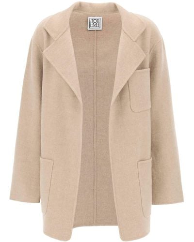 Totême Toteme Double-faced Wool Jacket - Natural