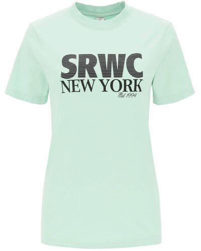 Sporty & Rich T Shirt Srwc 94 - Verde