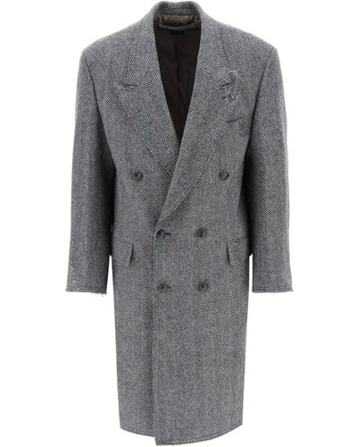 ANDERSSON BELL CAPPOTTO DOPPIOPETTO 'MORIENS' - Grigio