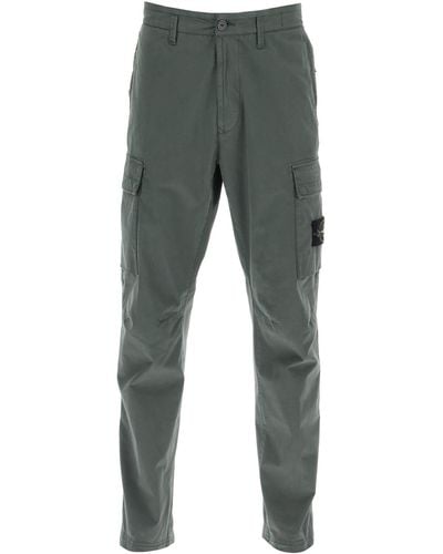 Stone Island Regular Fit Cargo Pants - Gray
