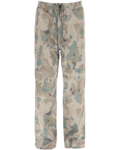 Carhartt Flint Camouflage Pants - Gray