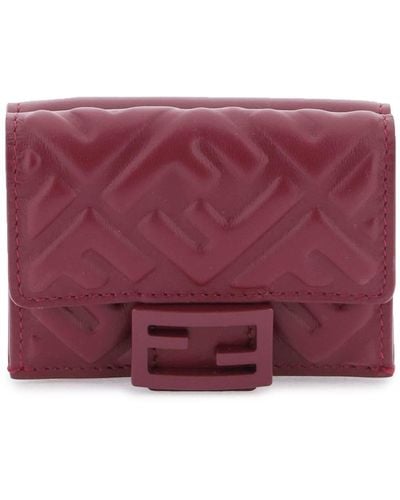Fendi Micro Wallet Baguette - Purple