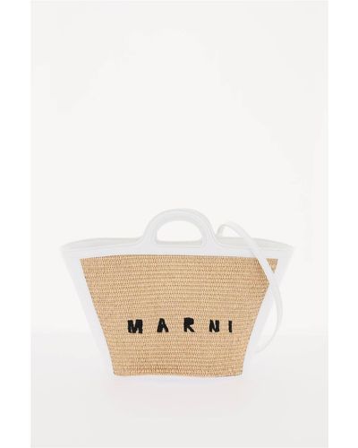 Marni Tropicalia Small Handbag - White