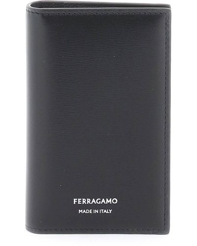 Ferragamo Bi-Fold Card Holder - Black