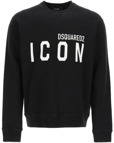 DSquared² Icon Crewneck Sweatshirt - Black