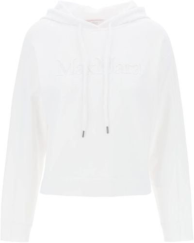 Max Mara "Stadium Sweatshirt With Emb - White
