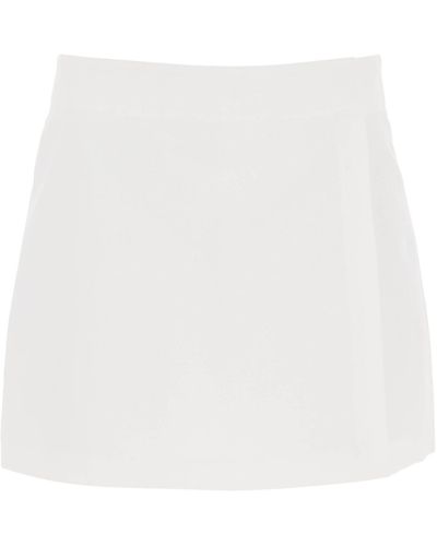 Chloé Chloe' Textured Cotton Skort - White