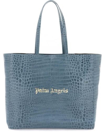 Palm Angels Shopping Bag - Blu