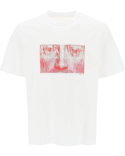OAMC 'albrecht' T-shirt With Print - Pink