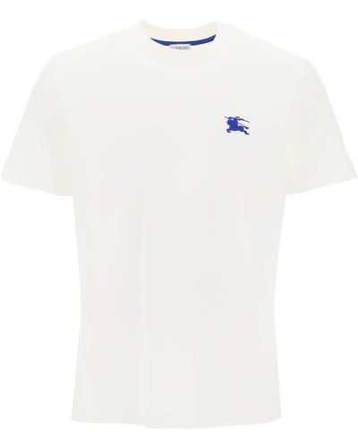 Burberry "Ekd Embroidered T-Shirt - White