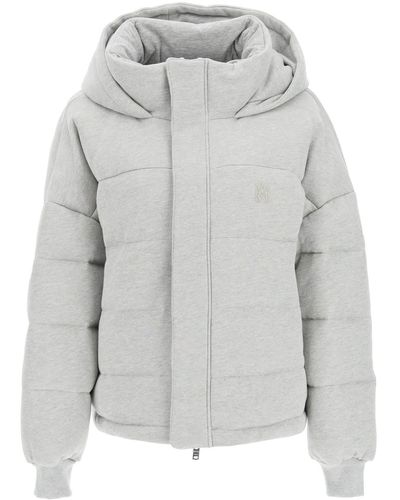 Amiri Cotton Jersey Down Jacket - Grey