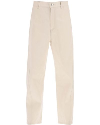 OAMC 'Cortes' Cropped Jeans - Natural