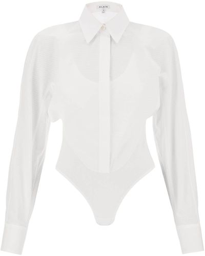 Alaïa Layered Shirt Body For - White