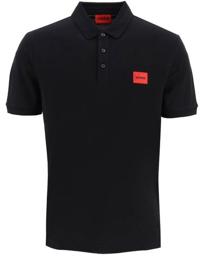 HUGO Dereso Slim Fit Polo Shirt - Black