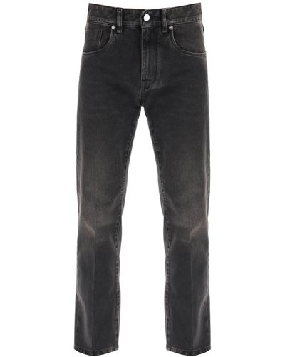 Fendi Regular Jeans With Tailored Crease - Grey