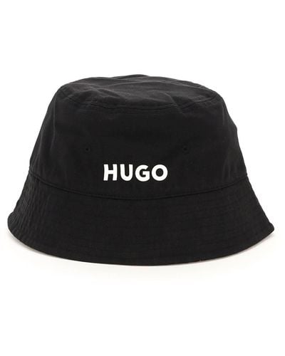 HUGO Reversible Bucket Hat - Black