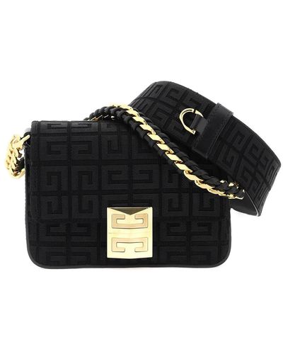 Givenchy Mini Bag With Embroidered 4G - Black