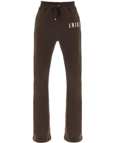 Amiri Joggers con logo Core - Marrone