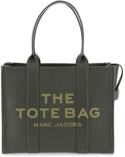 Marc Jacobs Borsa The Leather Large Tote Bag - Verde