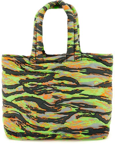 ERL Camouflage Puffer Bag - Green