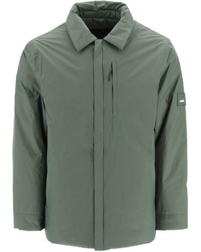 Rains Padded Fuse Overshirt Jacket - Green