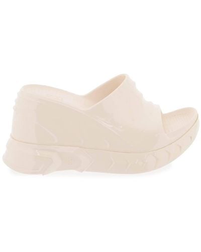 Givenchy Marshmallow Rubber Wedge Sandals With Platform - Multicolour