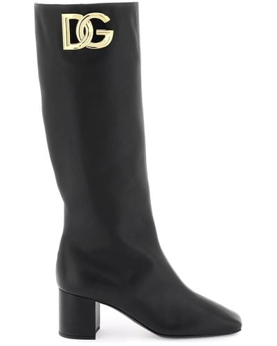 Dolce & Gabbana 'Jackie' Boots - Black