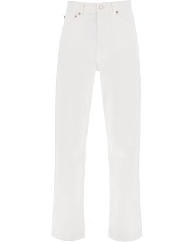 Agolde '90's Pinch Waist' High Rise Waist Jeans - White