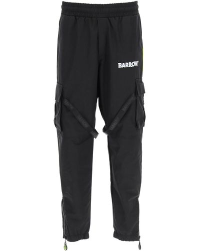Barrow Nylon Cargo Trousers - Black