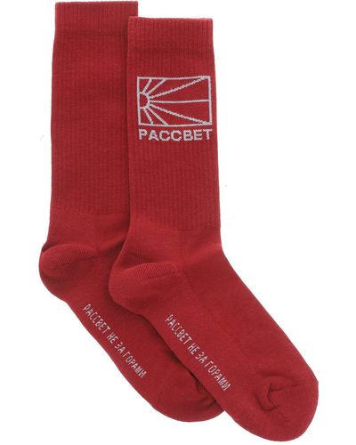 Rassvet (PACCBET) Logo Sports Socks - Red