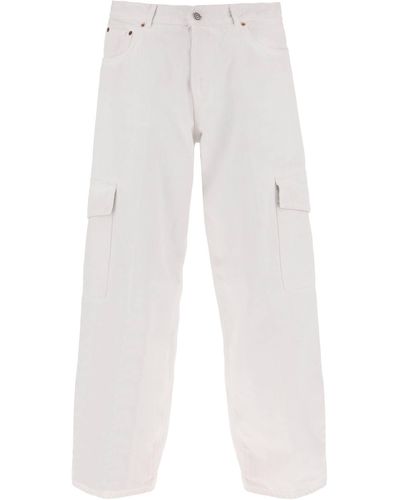 Haikure Bethany Cargo Jeans For - White