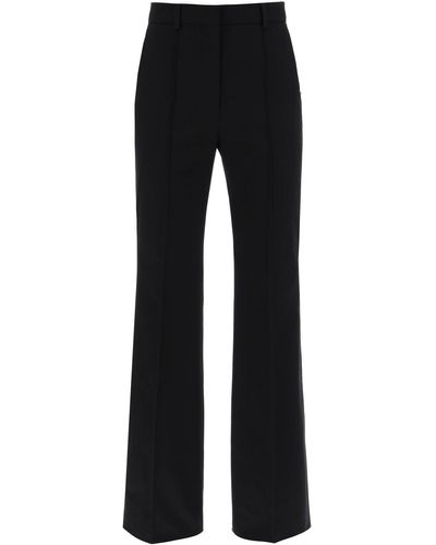 Sportmax Flared Trousers From Nor - Black