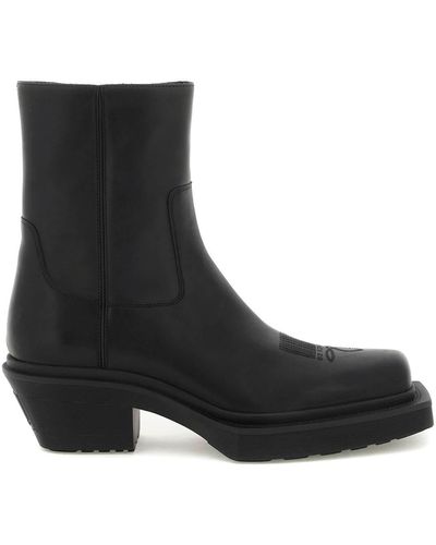 VTMNTS Leather Cowboy Boots - Black