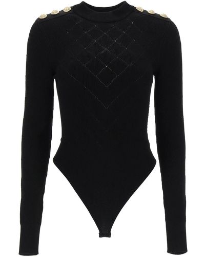 Balmain Paris Bodysuit - Black