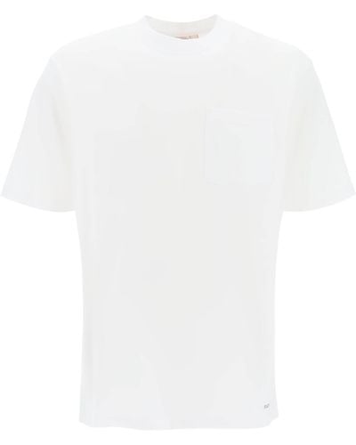 Filson T-Shirt Pioneer Solid One-Pocket - Bianco