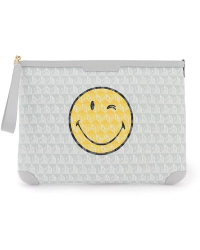 Anya Hindmarch I Am A Plastic Bag Wink Pochette - Metallizzato