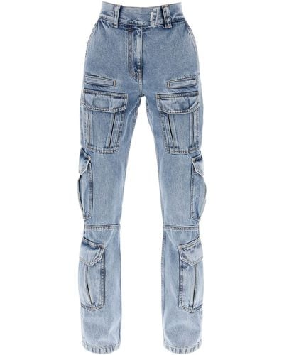 Givenchy Bootcut Cargo Jeans - Blue