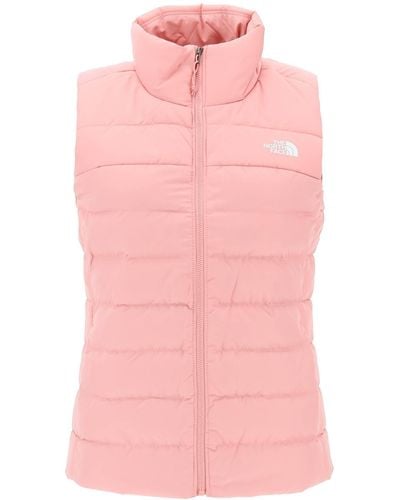 The North Face Akoncagua Lightweight Puffer Vest - Pink