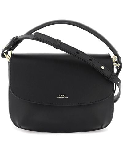 A.P.C. Sarah Mini Shoulder Bag - Black