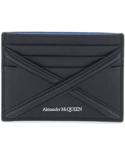 Alexander McQueen Portacarte Harness Nero