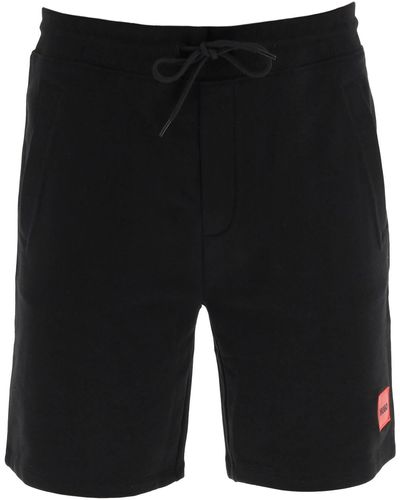 HUGO Diz Sweat Shorts - Black