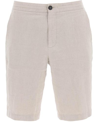 Zegna Linen Shorts - Natural