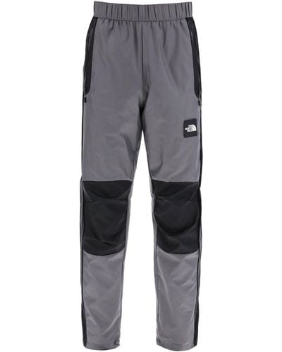 The North Face Nylon Ripstop Wind Shell Sweatpants - Gray